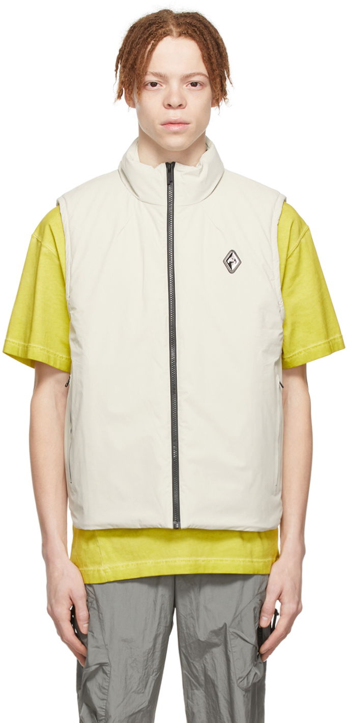 Väst A-COLD-WALL* Light Insulated Nylon Vest Vit | ACWMO092