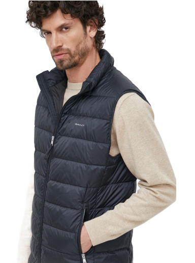 Väst GANT Light Down Gilet Mörkblå | 7006299