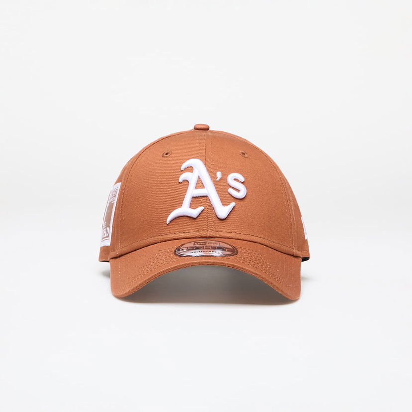 Keps New Era Oakland Athletics MLB Side Patch 9FORTY Adjustable Cap Brun | 60435134