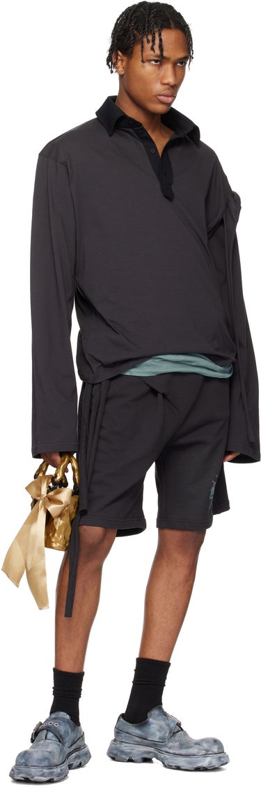 Shorts Ottolinger Ottolinger Wrap Track Shorts Svart | 115-200915-01, 3