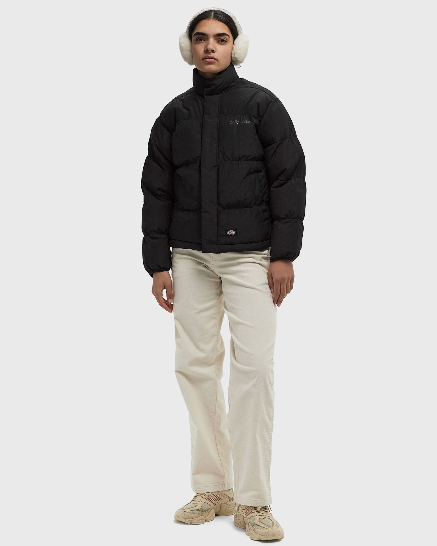 Pufferjacka Dickies Scobey Puffer Jacket Svart | 0A4Z36, 1