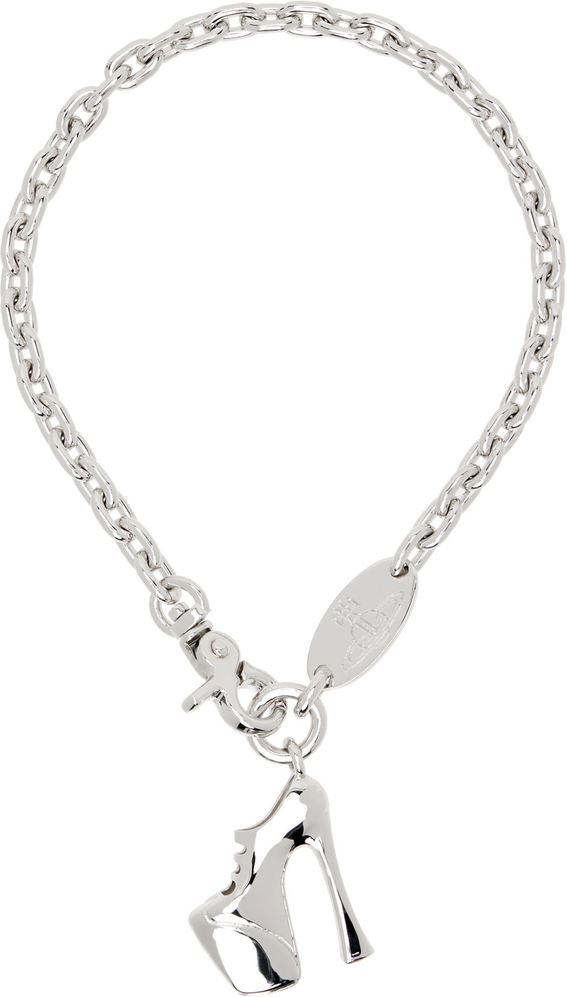 Halsband Vivienne Westwood Vivienne Westwood Alienor Chain Shoe Pendant Necklace Metallisk | 6301013O-02P019-
