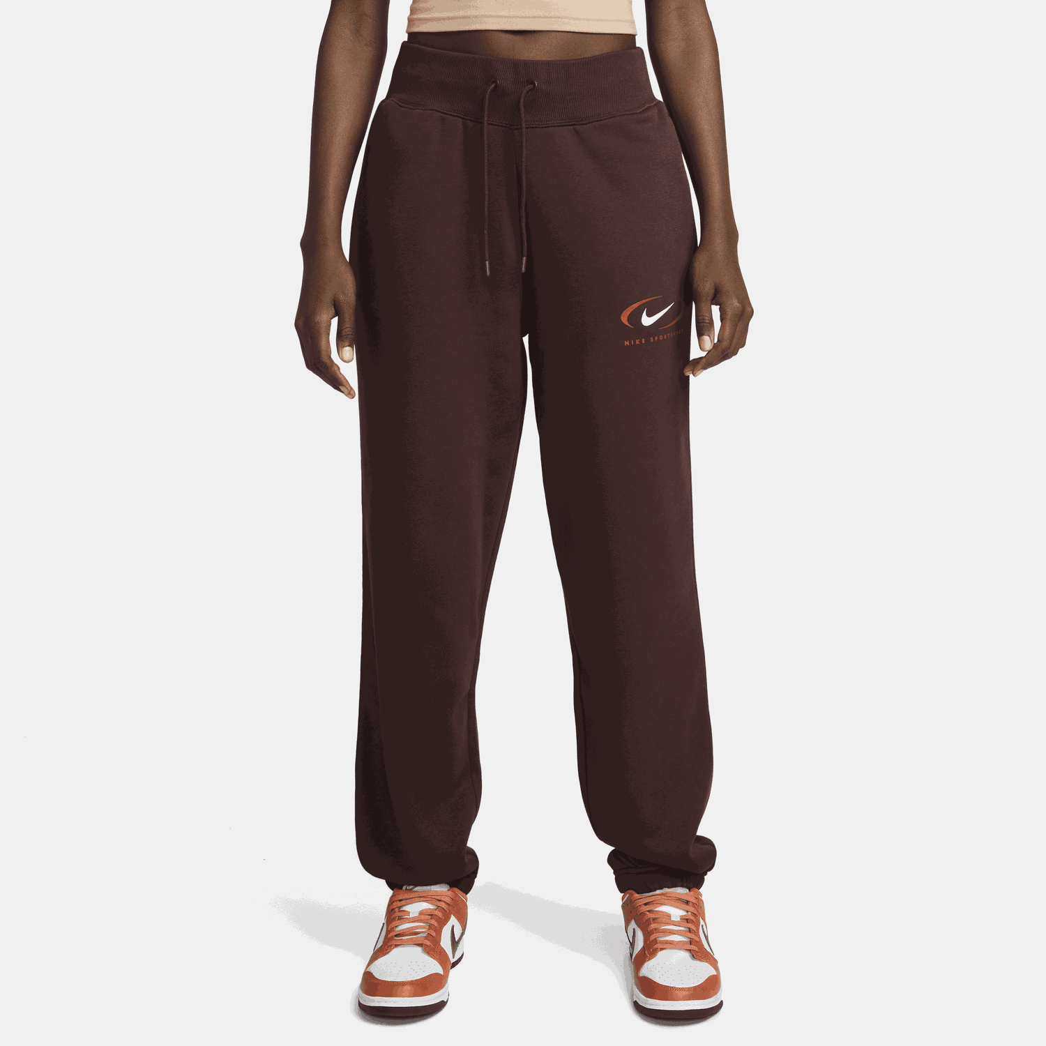 Träningsbyxor Nike Sportswear Phoenix Brun | FN7716-227, 0