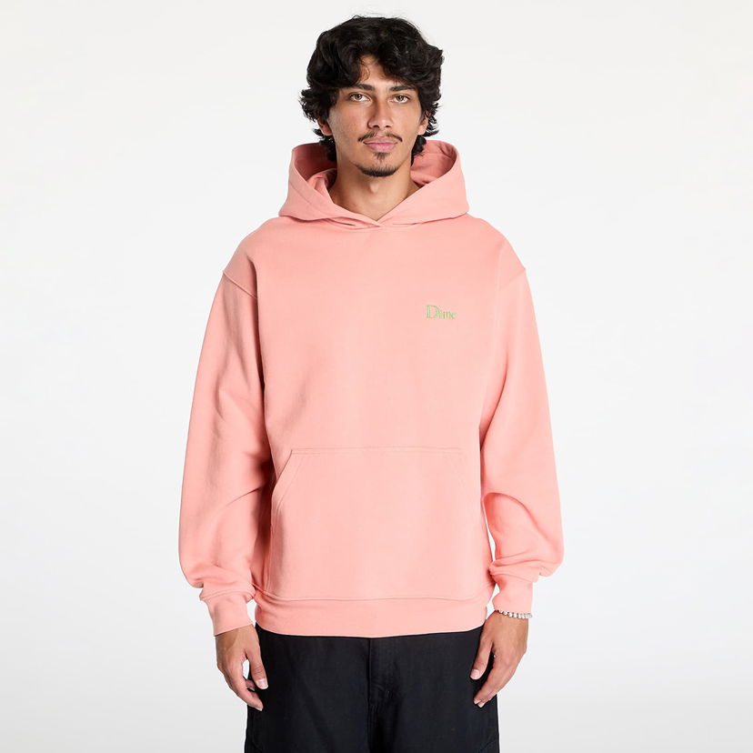 Sweatshirt Dime Classic Small Logo Hoodie UNISEX Pink Clay XXL Orange | DIMEFA2412PIN