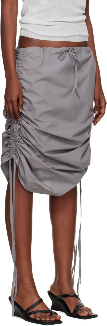 Kjol Baserange Baserange Pictorial Strap Maxi Skirt Grå | SSPIS-PO-AU25, 1