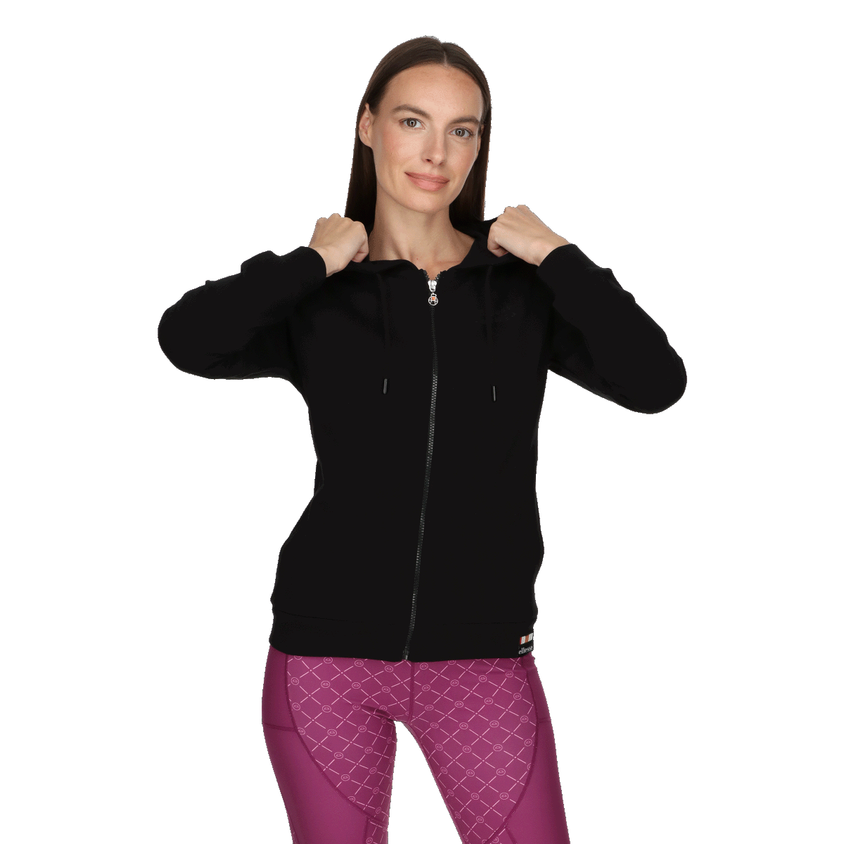 Sweatshirt Ellesse Full Zip Hoodie Svart | ELA231F603-01, 0
