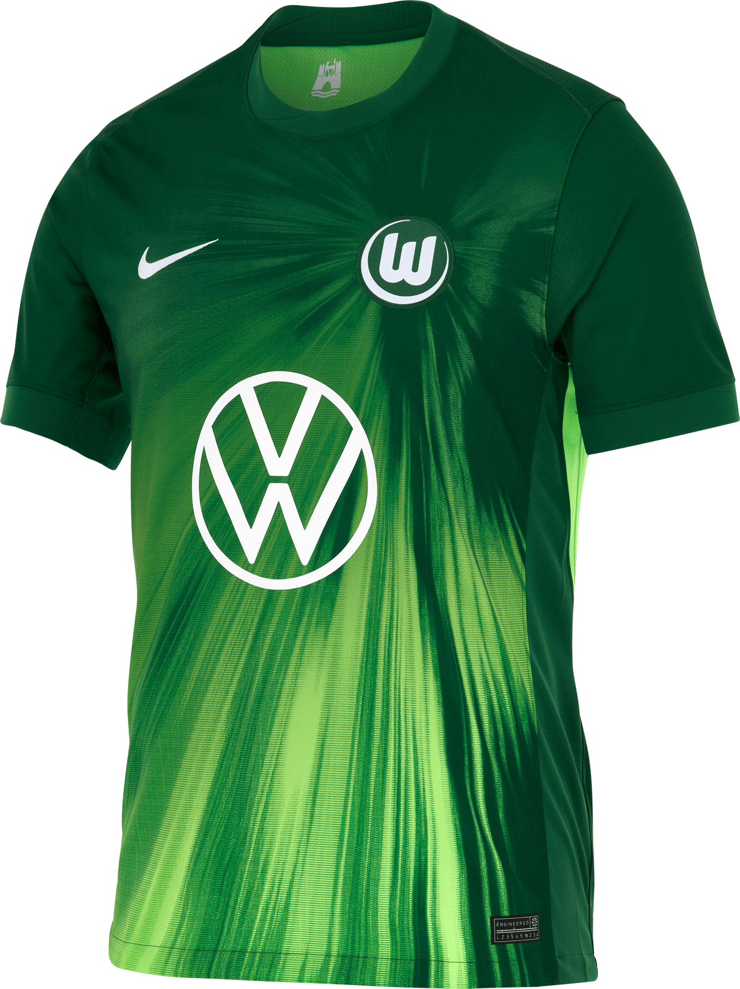 Jersey Nike Nike VfL Wolfsburg 2025/26 Home Stadium Jersey Grön | hq1562-341, 0