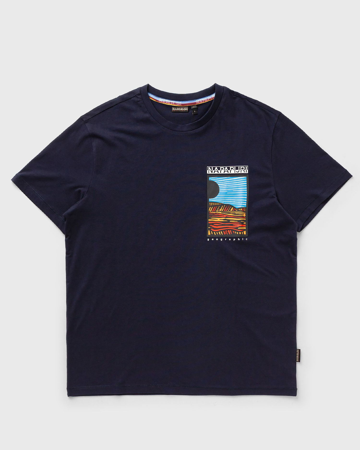 T-shirt Napapijri Valdor Graphic T-Shirt Mörkblå | NP0A4IE61761, 1
