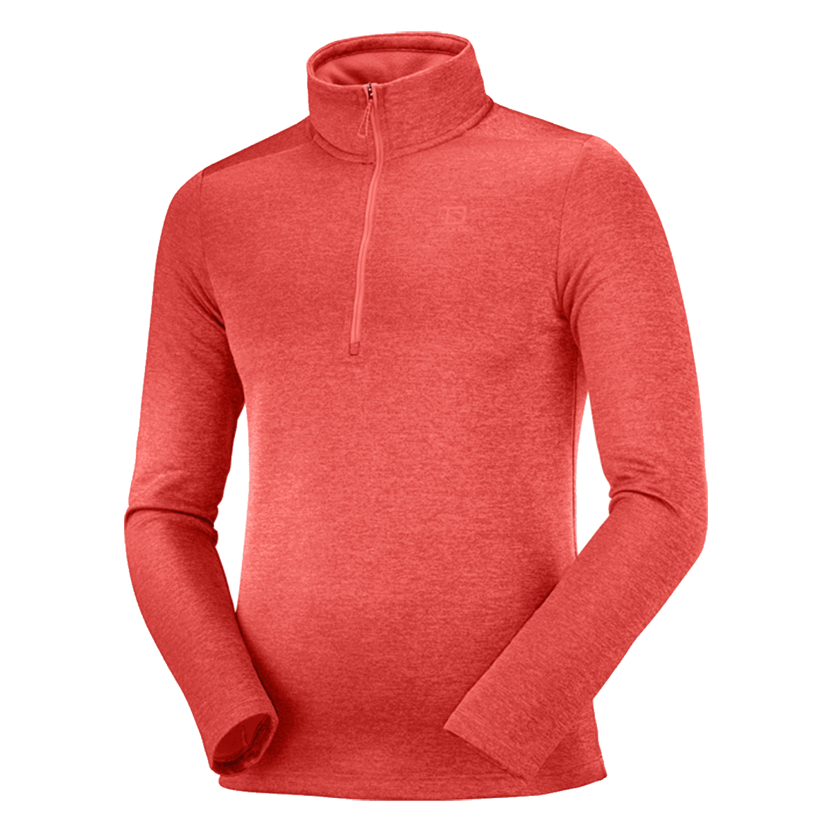 Sweatshirt Salomon TRANSITION Half-Zip Mid-Layer Long Sleeve Top Röd | LC1675900, 0