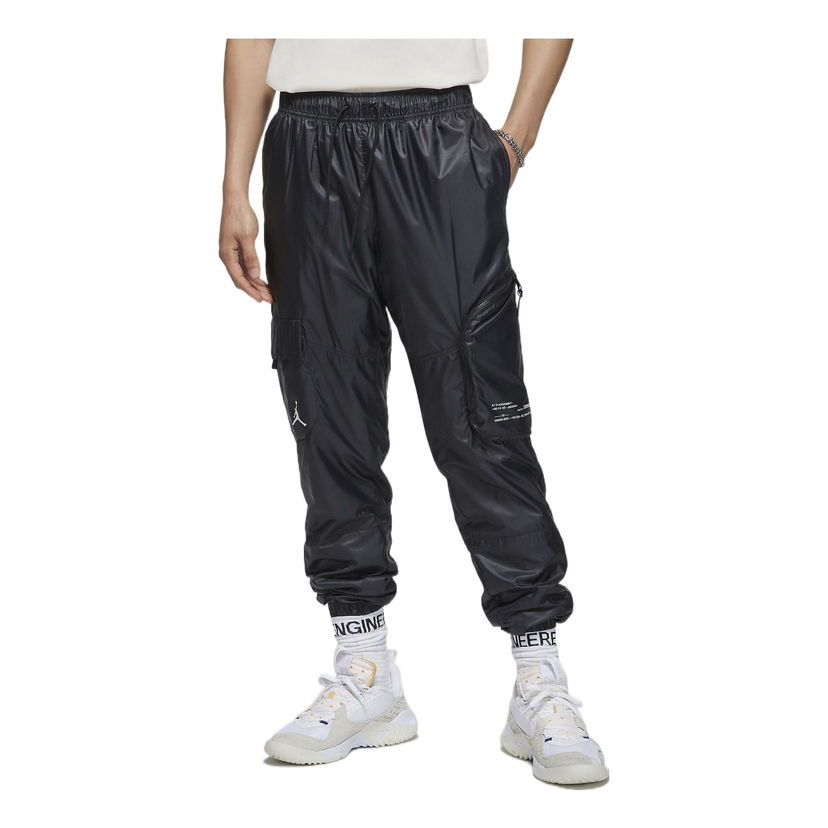 Cargo byxor Jordan Solid Color Logo Casual Pants Svart | DM1866-010