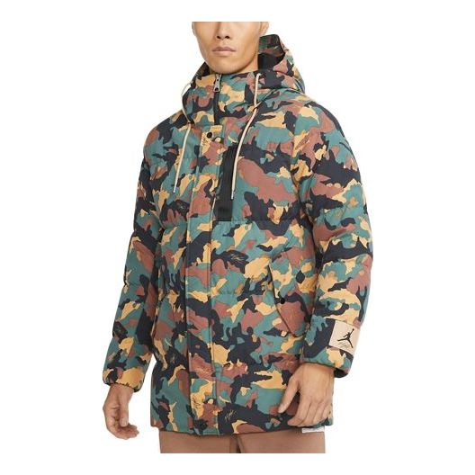 Pufferjacka Jordan Jordan Casual Stay Warm Hooded Down Parka Flerfärgad | DC9680-333