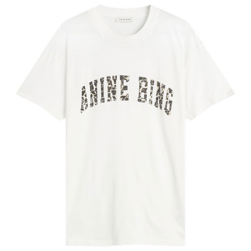 T-shirt Anine Bing Anine Bing Walker T-Shirt, Size X-Small Vit | A-08-12128-IVY1