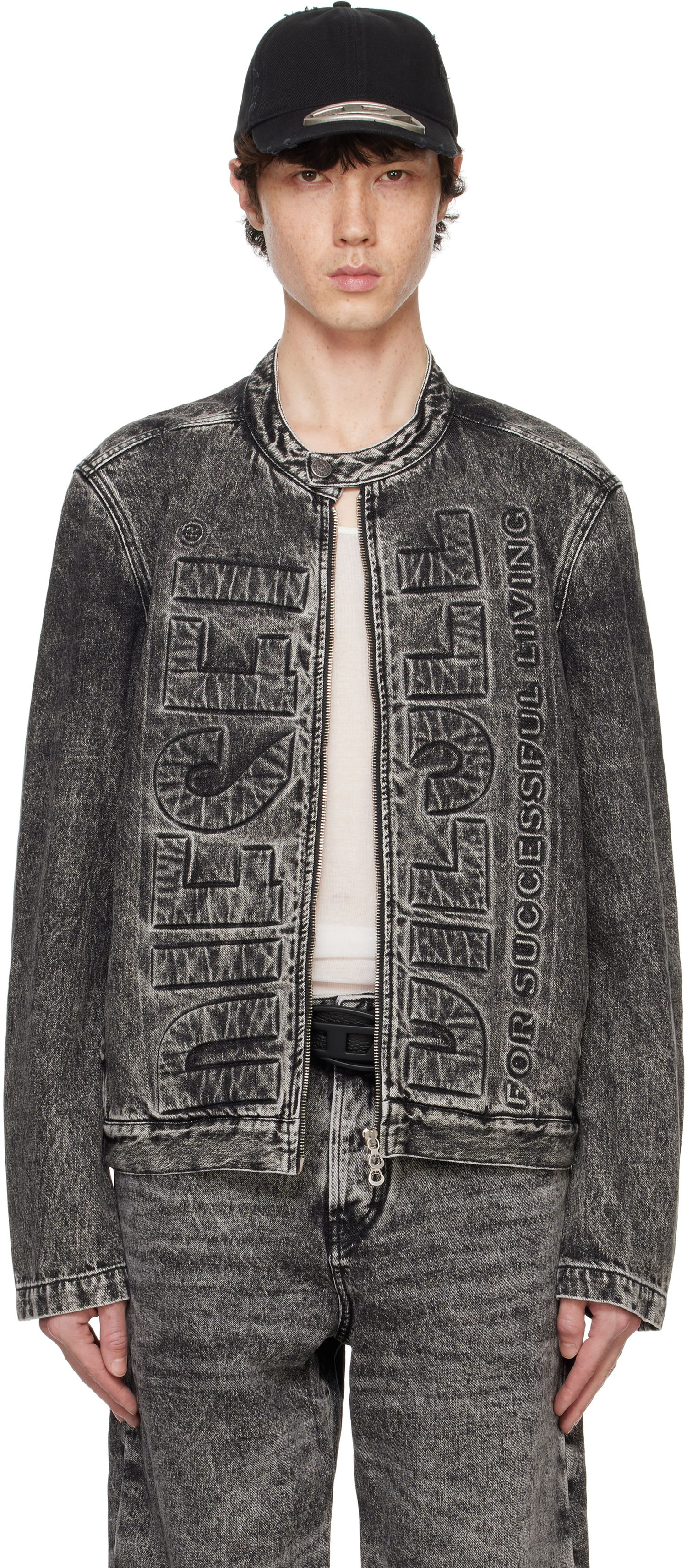Bomberjacka Diesel Denim Jacket D-Glory-S1 Svart | A15242-0CBDE-02, 0
