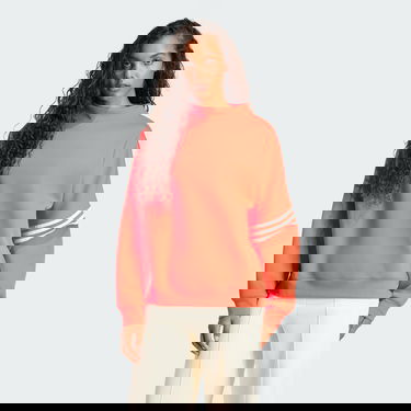 Sweatshirt adidas Performance Oversized Mock Neck Sweatshirt Orange | JI8521, 4