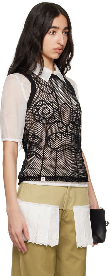 Linne Charles Jeffrey Loverboy Charles Jeffrey LOVERBOY Graphic Net Tank Top Blå | 54080301, 4