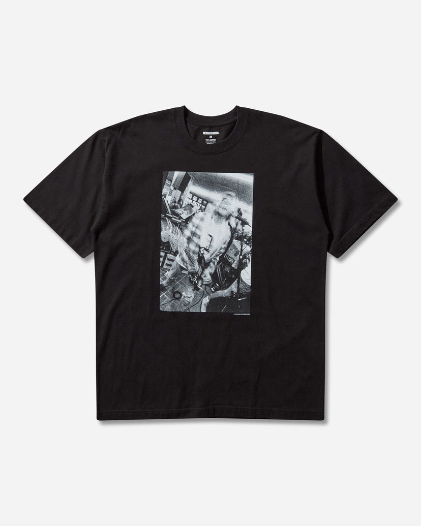 T-shirt Neighborhood Charles Peterson SS-5 Graphic Print T-Shirt Svart | 252PCNH-ST14S BLACK