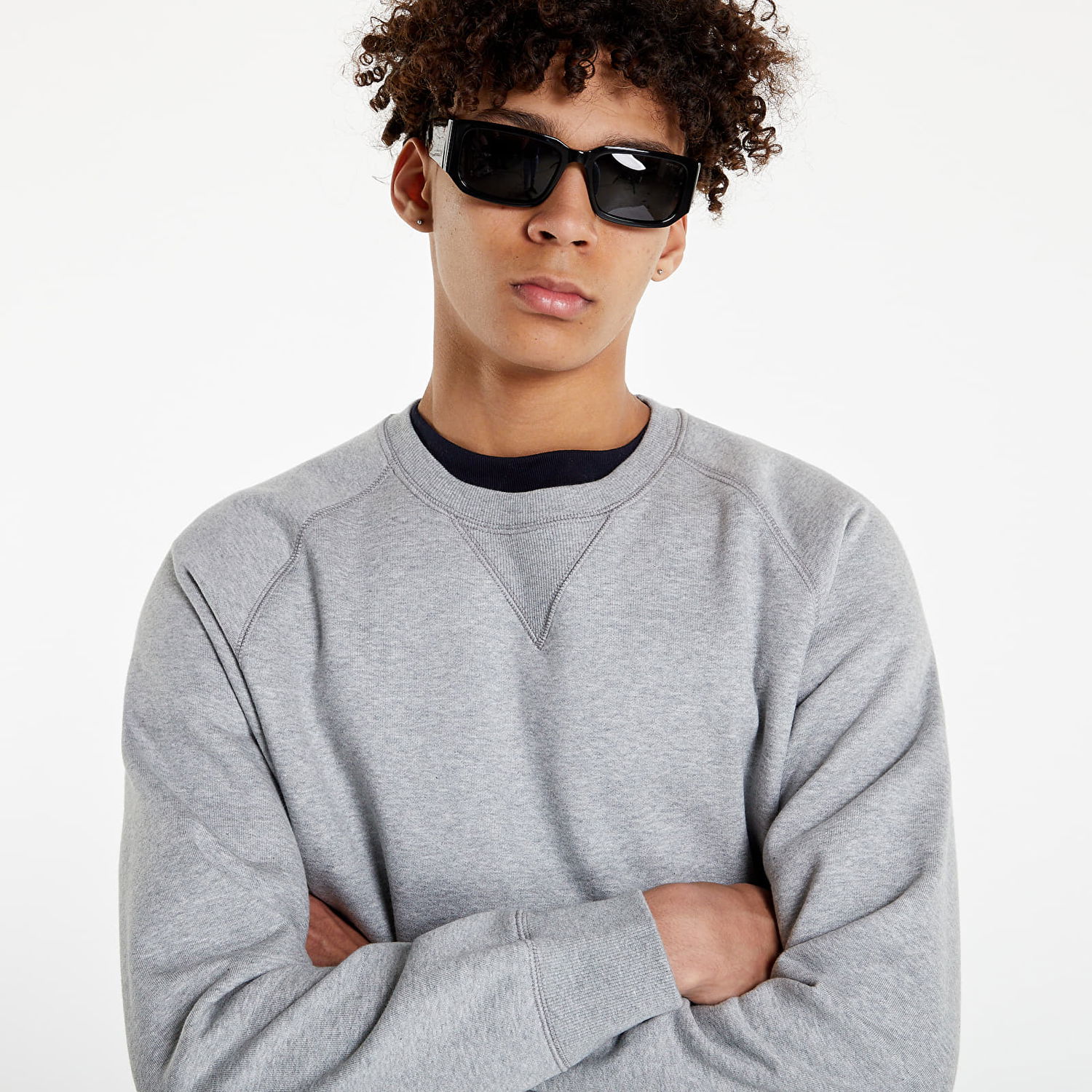 Sweatshirt Carhartt WIP Chase Sweatshirt Grå | I026383.00MXX, 0