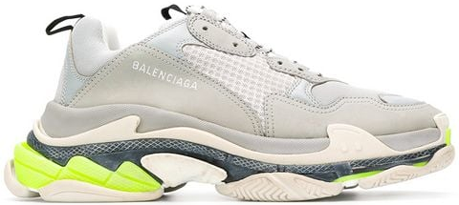 Sneakers och skor Balenciaga Triple S Grey Fluorescent Grå | 541621W09O1-1220, 0