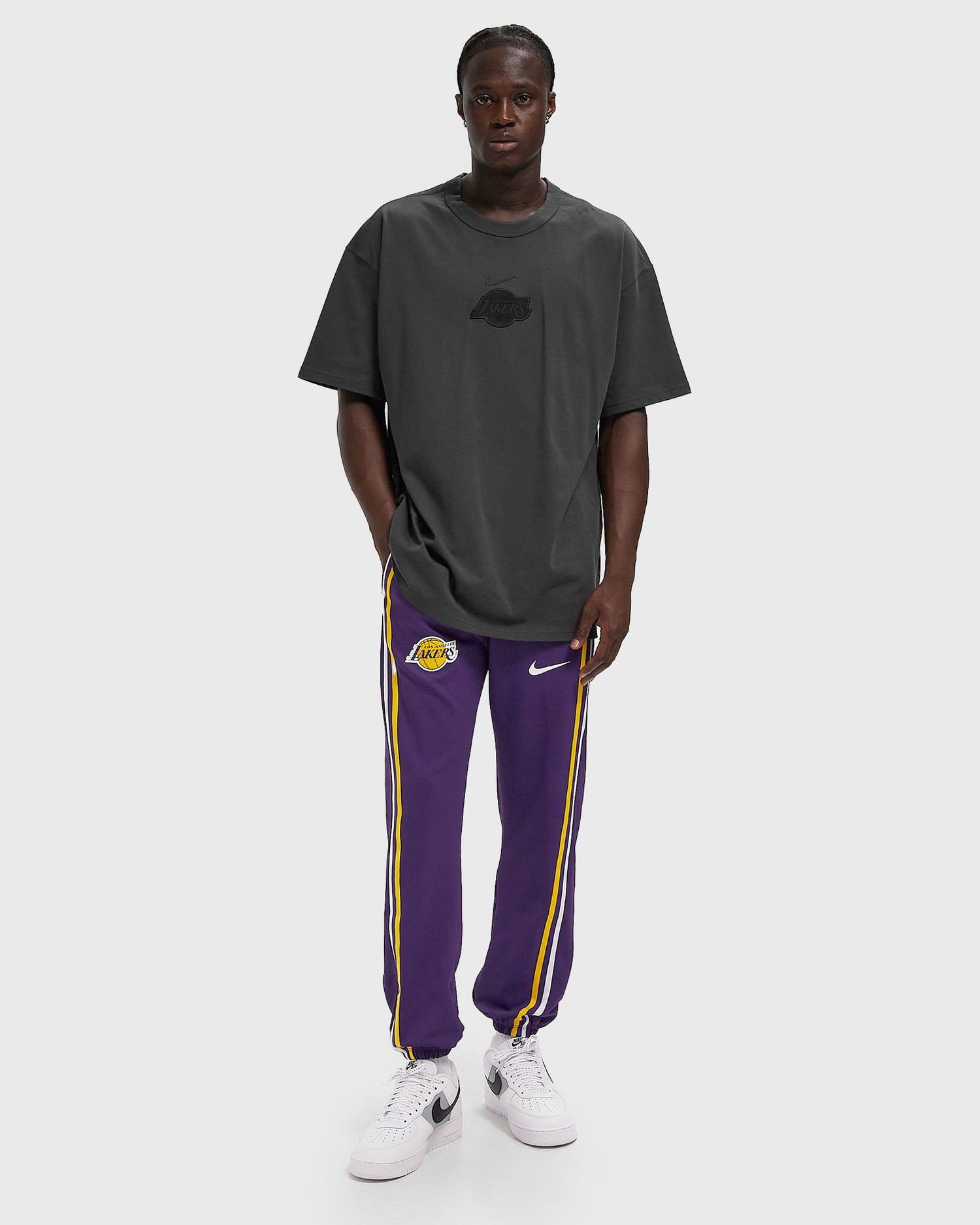 Träningsbyxor Nike Los Angeles Lakers Zone Pant Purpur | HM6910-504, 1