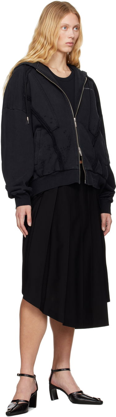 Kjol Feng Chen Wang Feng Chen Wang Pleated Midi Skirt Svart | FUS19SK01B, 3