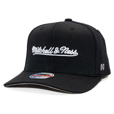 Keps Mitchell & Ness Mitchell & Ness Branded Script Stretch Cap Svart | HC12184-MNNBLCK, 0