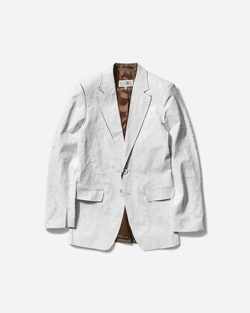 Jacka Maison Margiela Painted Blazer Vit | S62BN0110 002F