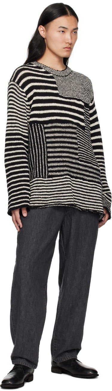 Jeans WTAPS Elasticated Waist Relaxed Fit Jeans Svart | 251CWDT-PTM03, 3