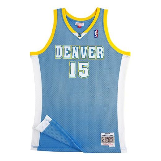 Jersey Mitchell & Ness Mitchell & Ness NBA Denver Nuggets Basketball Jersey Blå | SMJYGS18160-DNUROYACAN03