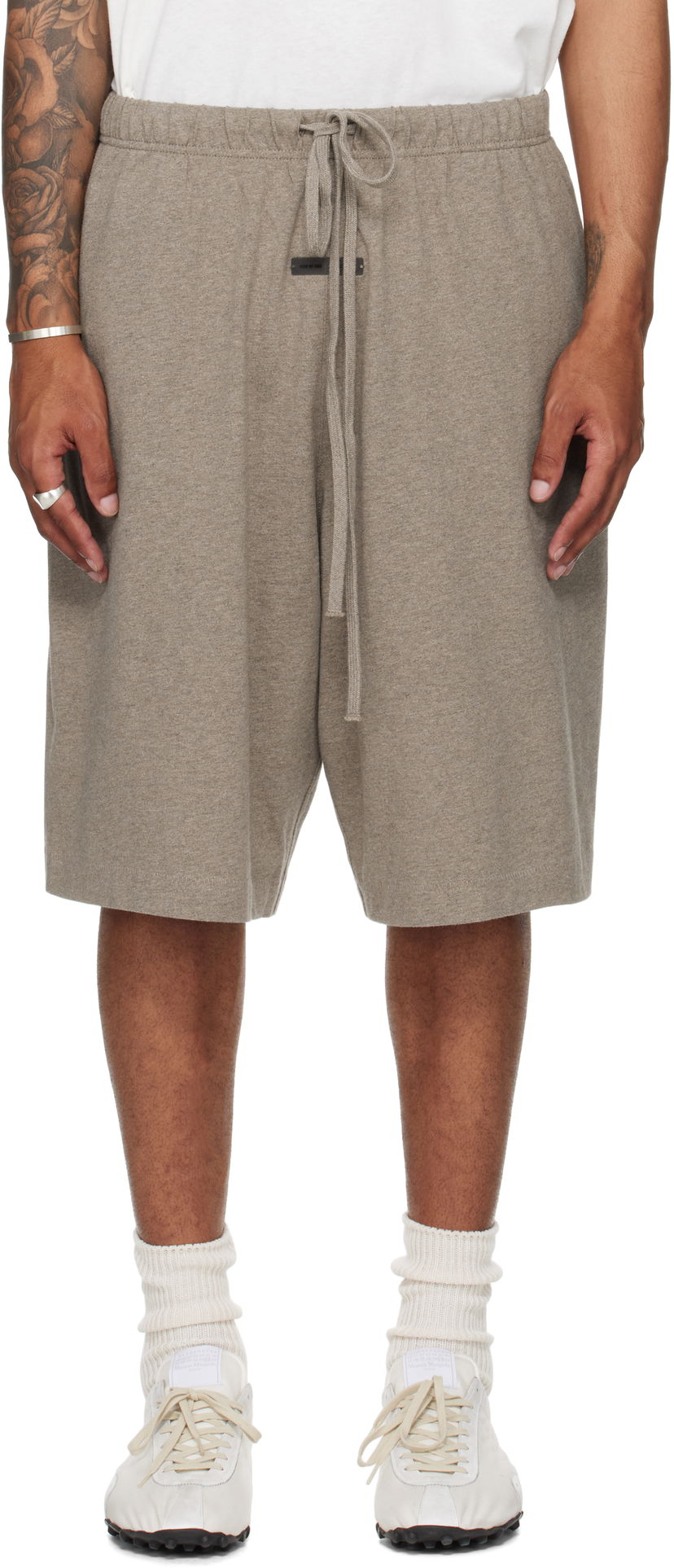 Shorts Fear of God Fear of God ESSENTIALS Basketball Jersey Shorts Grå | 160SP254613F