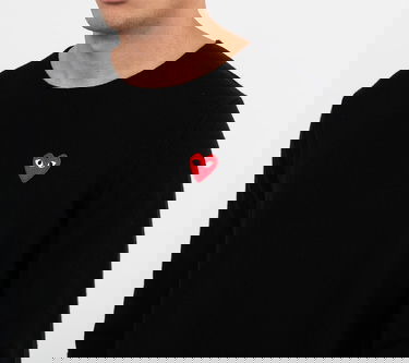 Sweater Comme des Garçons PLAY Knit Svart | P1N068 black, 1