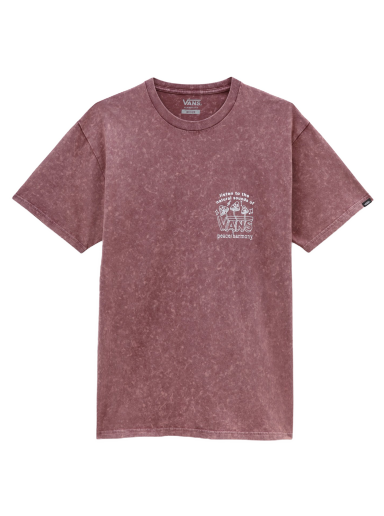 T-shirt Vans Plant Harmony Acid Washed Tee Bourgogne | VN0000M2ALI1