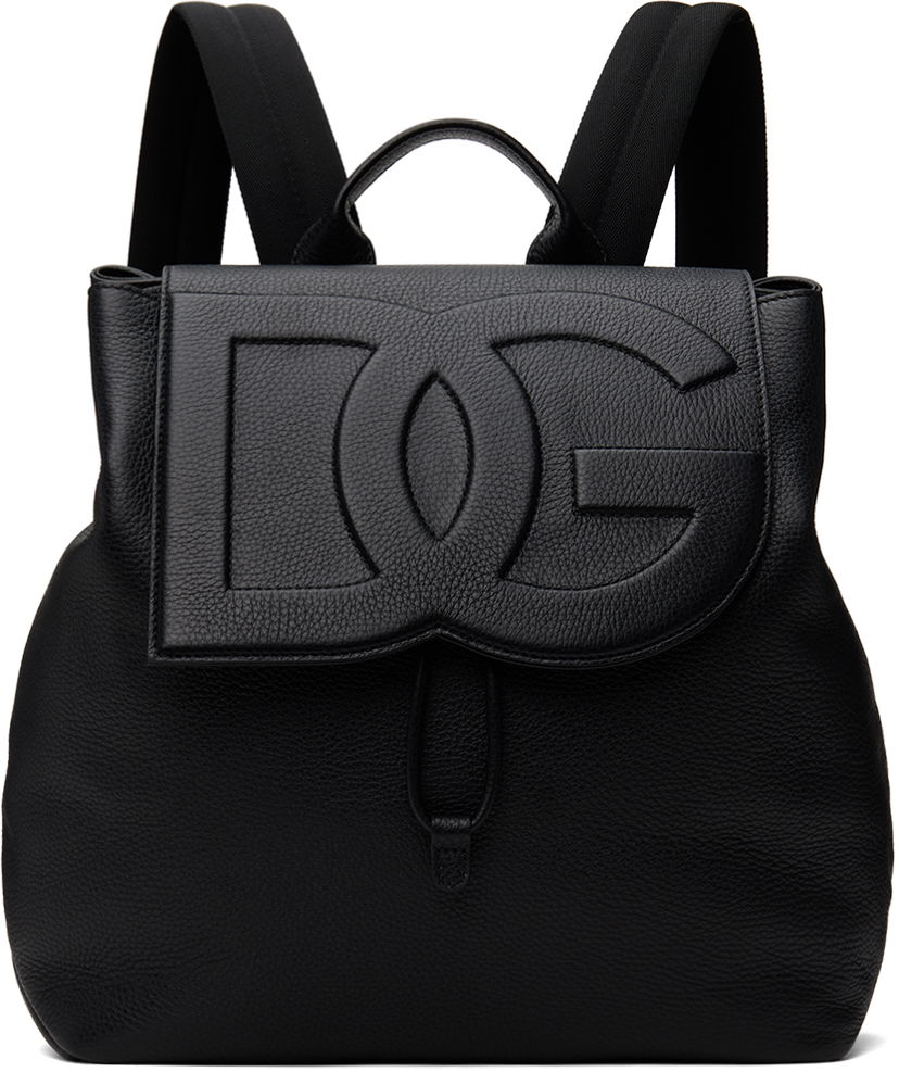 Ryggsäck Dolce & Gabbana Deerskin Backpack Svart | BM2331A8034