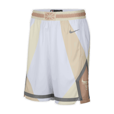 Shorts Nike Dri-FIT NBA Swingman Chicago Bulls City Edition 2024/25 Vit | FQ4401-100, 3