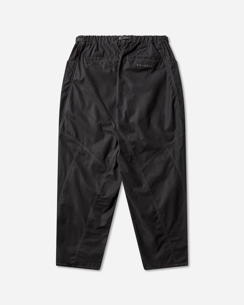 Byxor and wander High Count Cloth Wide Pants Svart | 5745282097 010