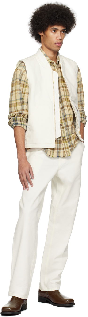 Byxor Carhartt WIP Simple Canvas Trousers Vit | I031220, 3