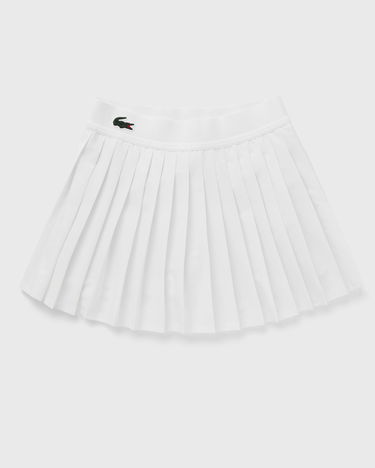 Kjol Lacoste Pleated Skirt Vit | JF7784-800, 0