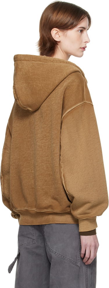 Sweatshirt Eckhaus Latta Eckhaus Latta Zip Hoodie Brun | 1103-EL-PS25-B -, 2