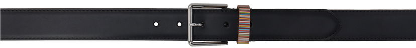 Bälten Paul Smith Paul Smith Signature Stripe Keeper Belt Svart | M1A-4950-BMULKE-79
