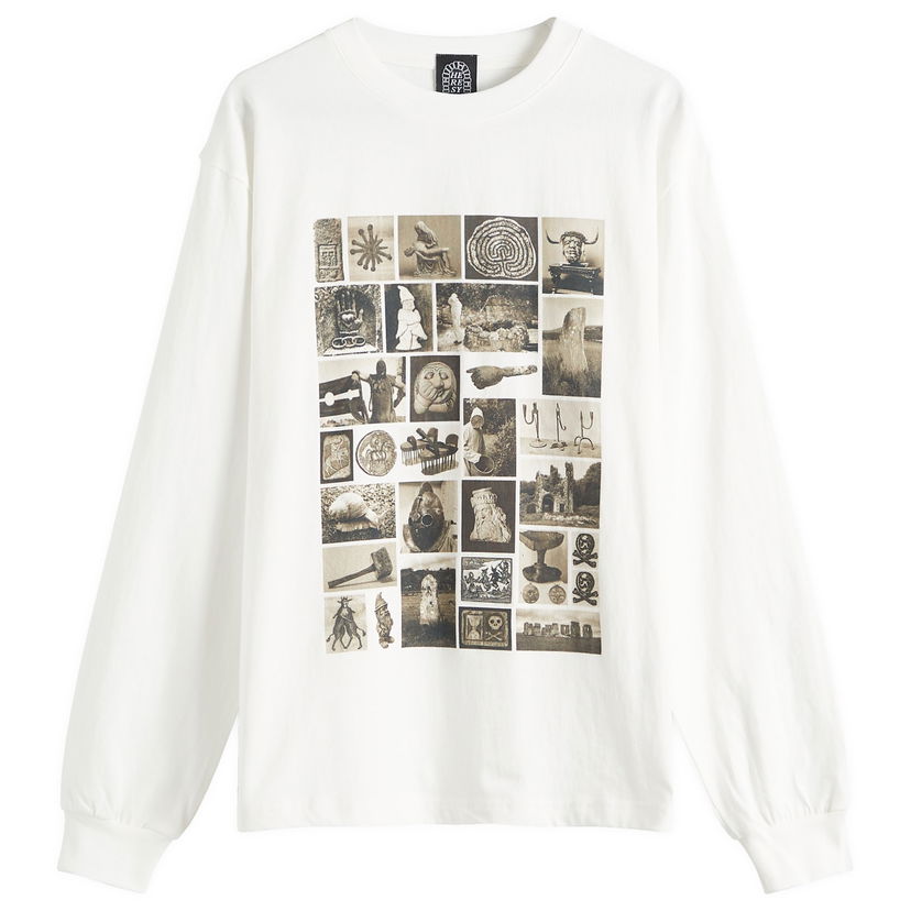T-shirt Heresy Heresy Niche Graphic Longsleeve T-Shirt Vit | HSS25-T10E