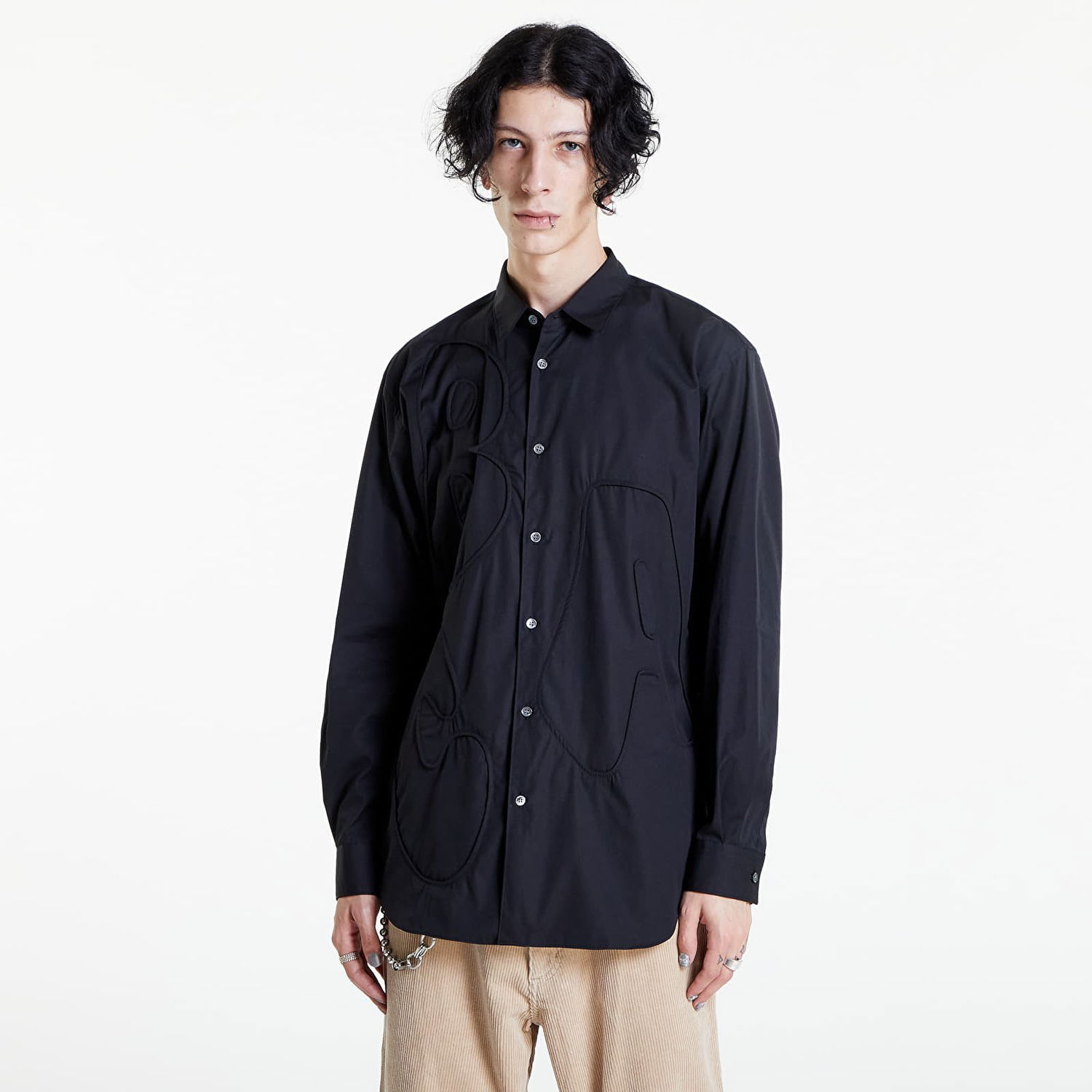 Skjorta Comme des Garçons Shirt Woven Svart | FJ-B007-W22, 0
