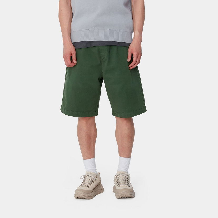 Shorts Carhartt WIP Garment Dyed Relaxed Fit Shorts Grön | I033587_9