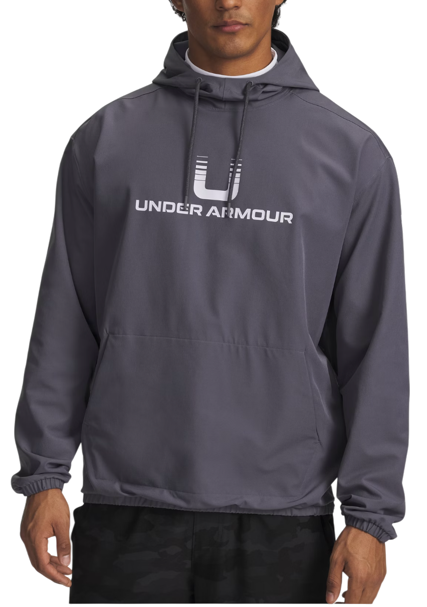 Sweatshirt Under Armour Under Armour Unstoppable Woven Hoodie Grå | 6003864-025, 0
