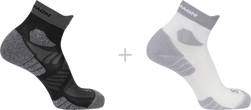 Strumpor Salomon Salomon Aero Ankle Socks 2-Pack Grå | lc2627-0