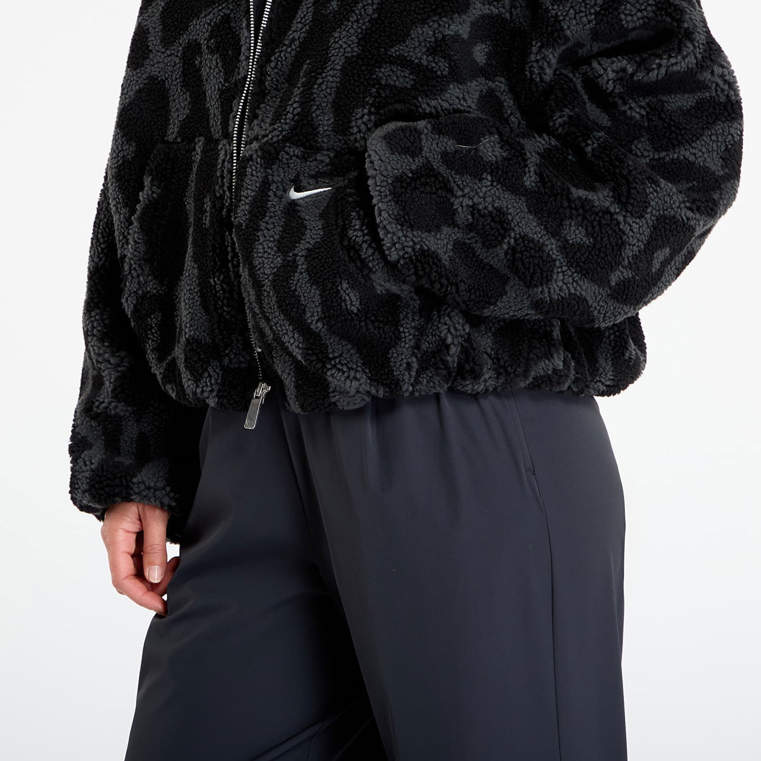 Jacka Nike Sportswear High-Pile Fleece Jacket Svart | HV2070-010, 1