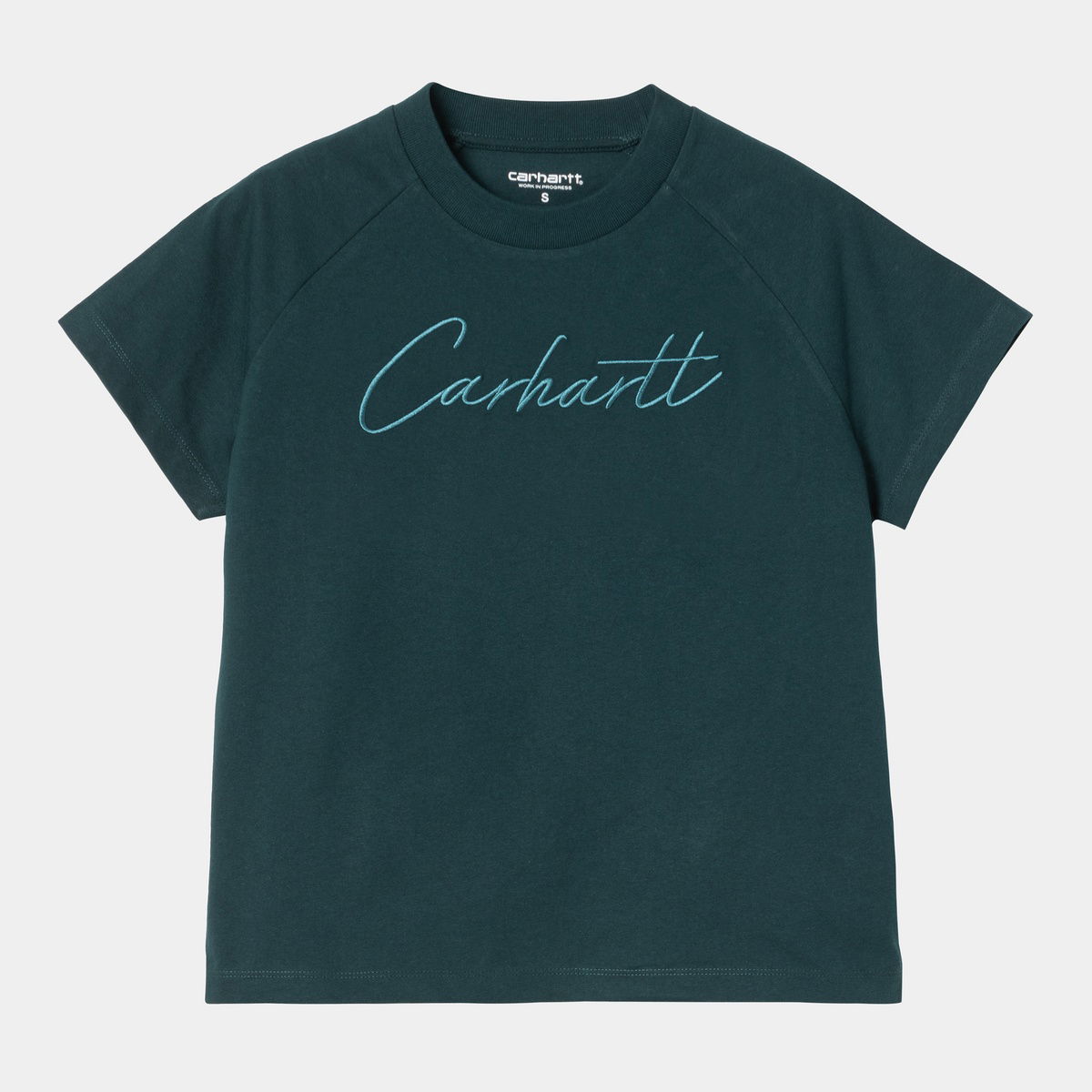 T-shirt Carhartt WIP Women's Ray Short Sleeve T-Shirt Grön | I035529_8, 0