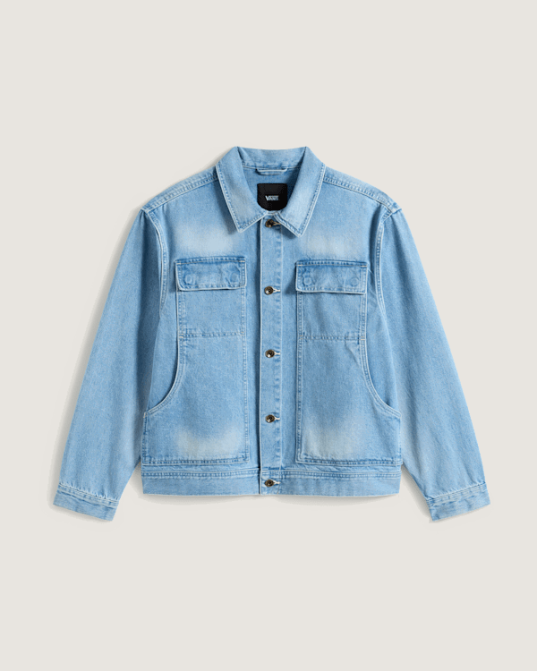 Jacka Vans Premium Mcavoy Trucker Jacket Blå | VN000PJ2TTJ