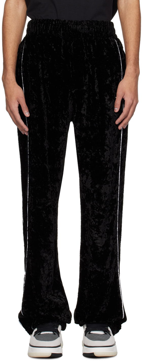Träningsbyxor AMIRI Velvet Sweatpants Svart | PS24MAW015