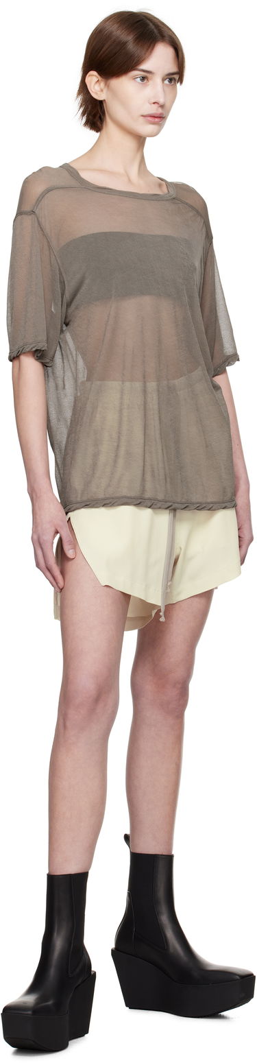 T-shirt Rick Owens Rick Owens Hollywood Brad Sheer T-Shirt Grå | RP01E7200 JCR, 3