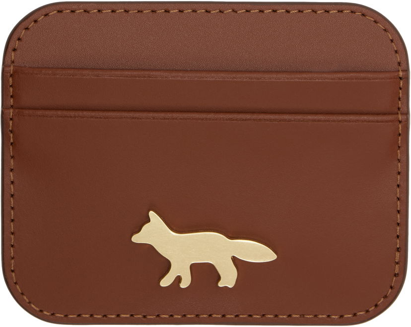 Plånbok MAISON KITSUNÉ Maison Kitsuné Edie Card Holder Brun | OW05700LR0001