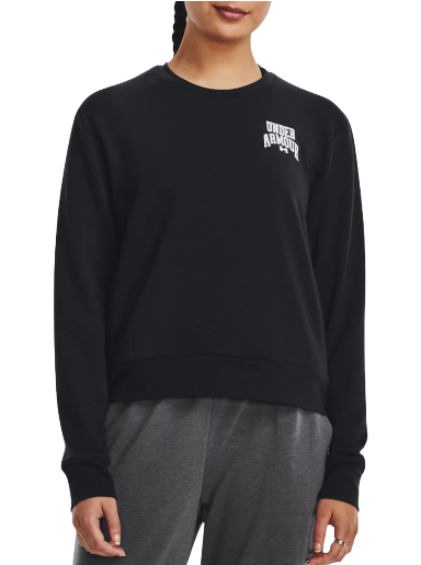 Sweatshirt Under Armour Rival Terry Graphic Sweatshirt Svart | 1379477-001
